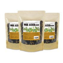검정콩100% 고소한 볶은 서리태 400g 3봉 볶은검은콩뻥튀기 건강한간식 블랙푸드 검은콩간식, 3개
