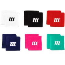 모리모토 손목밴드 WRISTBAND 2PK 3인치 (2개입) 색상선택 아대, 핑크