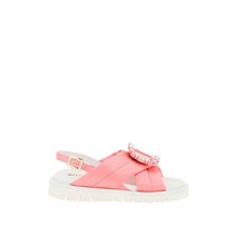 ROGER VIVIER RVW65432410JSZ 1S11 스트랩 버클이 있는 VIV 겨울 샌들