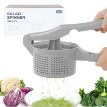 모비딕파워 [모비딕파워] 음식탈수기 탈수기 업소용탈수기 조리탈수기 두부짜기 채소탈수, 아★ 야채 탈수기 그레이 샐러드 나물 두부 오이지 짤순, 아★ 야채탈수기-그레이