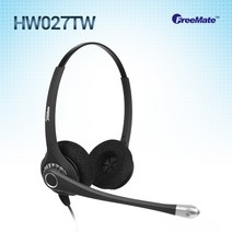 FreeMate HW027TW 양귀형헤드셋, 플랜트로닉스/M22/DM16/MX10