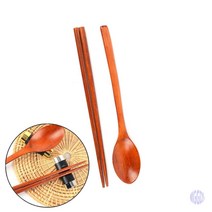 원목 우드 수저세트 식탁수저 천연 수저세트 우드수저세트 옻칠숟가락 옻칠 스푼 젓가락 수저세트