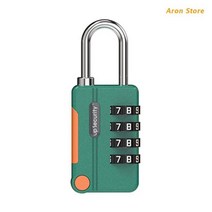 자물쇠 작은 여행 가방 케이스 잠금 4 자리 조합 암호 배낭 체육관 학교 사물함, [05] green