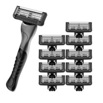 일회용면도기 1회용 면도기 세트 6중날 날10개