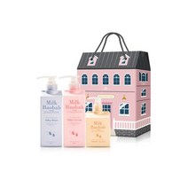 밀크바오밥 아기 3종 선물세트 로션+워시+파우더로션, 밀크바오밥 베이비 3종 선물세트