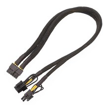 GPU PCIE 12PIN MALE에서 2X 8PIN (6+2) 남성 PCIEXPRESS 그래픽 카드 전원 케이블 GPU PCIE Extension 스플리터 케이블
