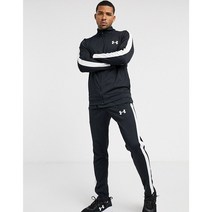 언더아머 노운 사계절 집업 트레이닝세트 블랙