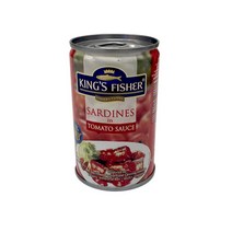 인도네시아 킹스피셔 정어리 통조림 토마토소스맛 155g 2캔, 2개