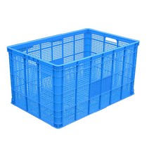 사과박스 배 플라스틱 상자 계육 의류 물류 대형 화물, 575 바구니 외경 615x425x310녹색