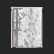 HD투명 DM 발송용 접착봉투 (200매) 2종 A5 A4 B4 은은한 반투명 우편 택배 포장비닐