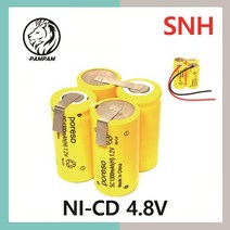 니켈카드뮴 NI-CD SC Poreso 4.8V 1500mAh VC-H22 VC-H20 충전지 건전지 배터리