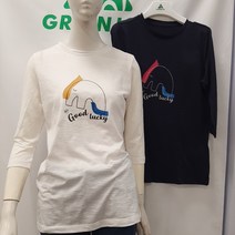 동아수성점 그린조이 일상복으로 착용하기 편한 7부 여성 티셔츠 GP20KR85W