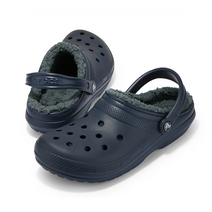 크록스 공용 바야 라인드 클로그 네이비 205969-463