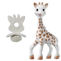 VULLI 616624 Sophie la girafe + 1 더미 / Teething Aid So&#39;Pure Beige &amp; 260133 Sophie, 02 하나의