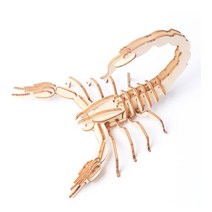 곤충 나무퍼즐 전갈 3D 입체피규어 만들기 돌봄 연구 교구 집중력 교재 방과후 창의, 상세페이지참조