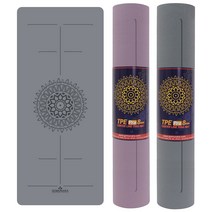 고무나라 TPE 8mm 요가매트 센터라인PRO+, TPE/8mm/센터라인 PRO+/라일락퍼플/