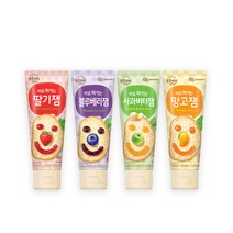 복음자리 짜먹는잼 4개 세트 (딸기 블루베리 사과버터 망고), 바로짜먹는사과버터잼/4개