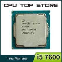 중고 인텔 코어 i5 7600 3.5GHz 쿼드 스레드 CPU 프로세서 6M 65W LGA 1151, 단일옵션
