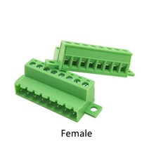 용접 용품 공중 맞대기 용접 유형 2EDGRKC-5.08mm Parafuso 플러그인 15EDGRKC Conector De Dlocos Termina, 01 Female 10pcs_03 4P, 01 Female 10pcs_01 2P