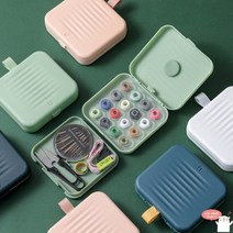 바느질함 휴대용 반짇고리세트 수선, 민트(Mint)
