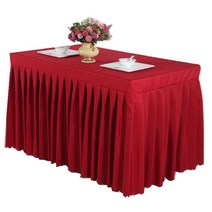 호텔 식탁보 사각 테이블보 레스토랑 커버 박람회, 빨간색 120x50x75