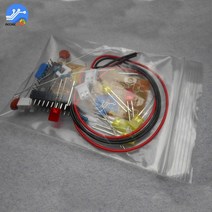 카오디오 레벨메타LM3915 10 LED 사운드 오디오 스펙트럼 분석기 레벨 표시기 키트 DIY 전자 납땜 연습 세, 01 LM3915 Kit