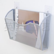 파일꽂이 문서 수납 벽걸이 A4 서류꽂이 트레이 철제 빈티지, S.1칸신상실버