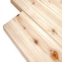 아이베란다 편백나무 원목 목재재단 선반 방부목 목재 나무, 통원목 19x140x590mm