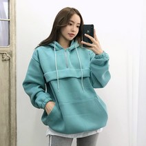 이힝 아노락 기모 후드집업 루즈핏
