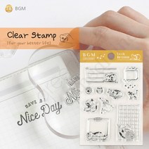 클리어 스탬프 수첩 고양이, 수첩ㆍ고양이