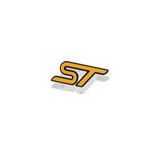 ST 금속 엠블럼 자동차 핸들 배지 스티커 포드 포커스 X 2 3 4 피에스타 쿠가 이스케이프 몬데오 비날레, 07 9