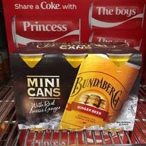 Bundaberg Ginger Beer 분다버그 진저비어 미니캔 6개입 200mlx2팩, 1개, 200ml
