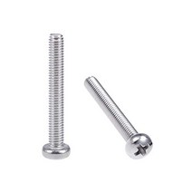 uxcell M3x22mm Machine Screws Pan Phillips Cross Head Screw 304 Stainless Steel Fasteners Bolts 30Pc, 1