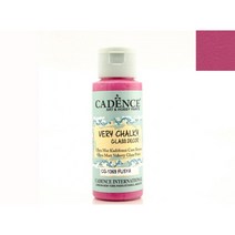 헤리티지공예 CADENCE 베리쵸키 글라스 데코 울트라 매트 물감 59ml (무광 수성 유리 글라스 포슬린 물감), 21.푸시아(CG1369)