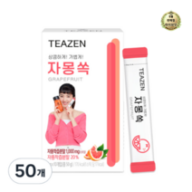 라이브잇 티젠 자몽쏙 분말차, 75개, 10개입, 5g
