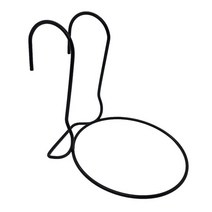 넝쿨지지대 철제아치 장미울타리 철 울타리 꽃 냄비 후크 스탠드 교수형 발코니 정원 식물 바구니 홀더, 02 15cm
