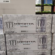 몬스터에너지드링크흰색 울트라355mlX12캔구성, 12개, 355ml