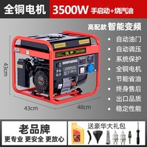 가정용 가솔린발 정음 소형차 싱글 외모 380 5KW3 소형발전기, T11-지능 주파수변조)3.5KW 수동
