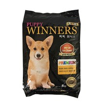 사조동아원 프리미엄 퍼피 위너스 건식사료, 5kg, 8개