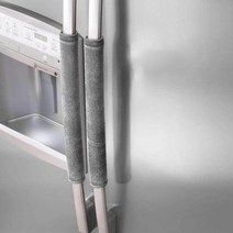 2Pcs Refrigerator Door Handle Cover Kitchen Appliance Decor Handles Antiskid Protector Gloves Fridge, [03] light gray