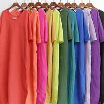 린넨 V넥 포켓 원피스 205G906S 빅사이즈 여성의류