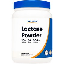 Nutricost 뉴트리코스트 락타아제 파우더 500g, 1개