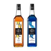 1883 바닐라 시럽 1000ml+1883 블루큐라소 시럽 1000ml, 1000ml
