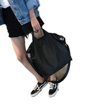 urkoteer 가벼운 나일론 원단 빅 쇼퍼백 방수 천가방 크로스 에코백 빅백