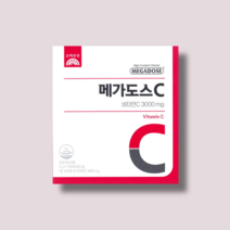 고려은단 메가도스C 3000 물에 타먹는 비타민C 3g 100포 1박스 (100일분)