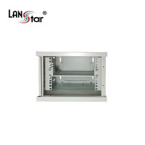 랜스타 LS-240HM 4U 강화유리 10인치 미니 허브랙 네트워크 장비 보관함 아이보리 240x300x312
