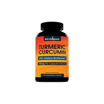 Curcumin Incredipure 바이오페린이 포함된 강황 커큐민 캡슐당 755mg 120베지캡슐