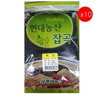 [더착한푸드]흑미(현대농산 1K) 10개 식자재마트 대용량 업소용 흑미 검정쌀