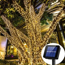 야외 태양열 요정 문자열 조명 105ft 310led 반짝임 조명 방수 크리스마스 파티오 정원 마당 웨딩 파티 트리 장식, 하얀, 5m-20led