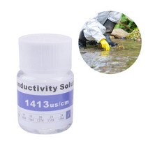 EC TDS 테스터용 교정 솔루션 재사용 가능 25ml 84us/cm 1413us/cm 12.88 ms/cm 1382ppm PH ORP, [03] 1413us